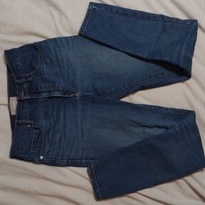 Everlane authentic stretch high rise skinny jean in mid blue 29 TALL